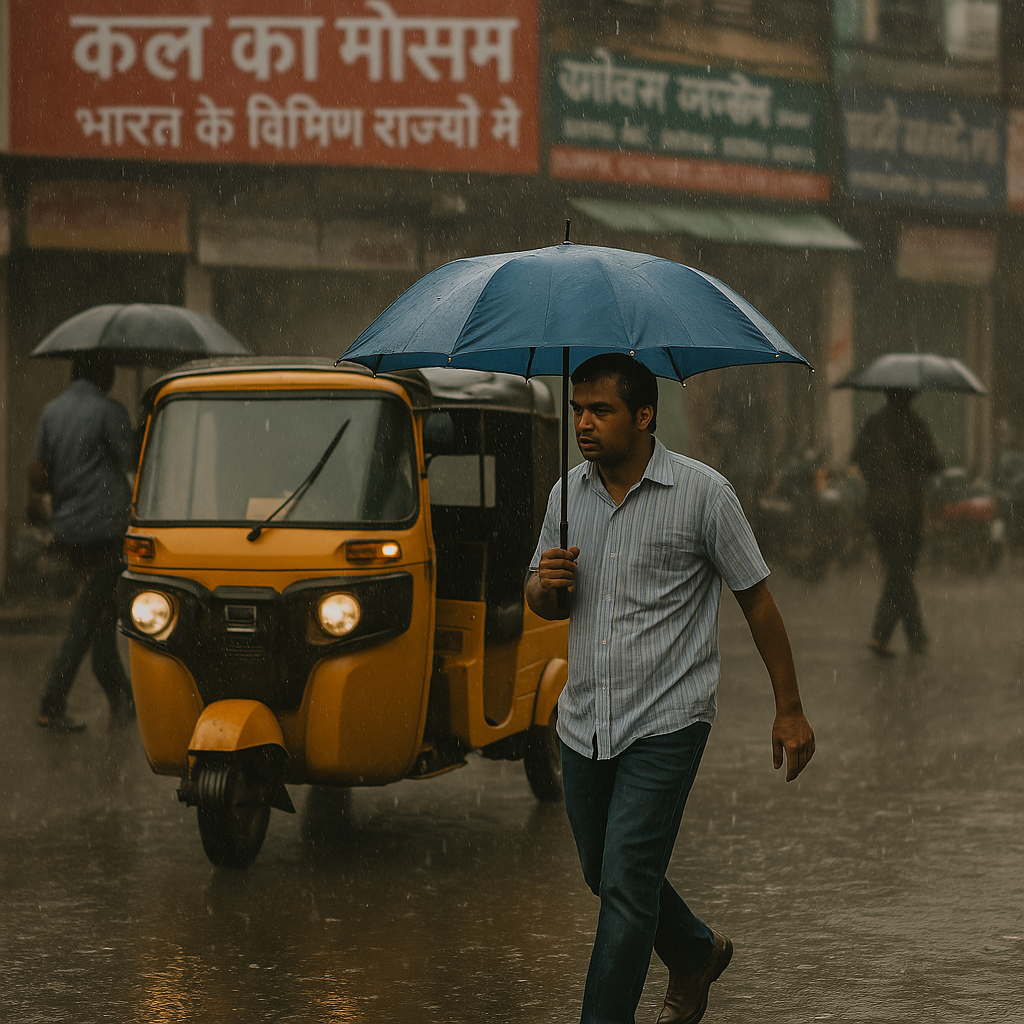 कल का मौसम – भारत के विभिन्न राज्यों में